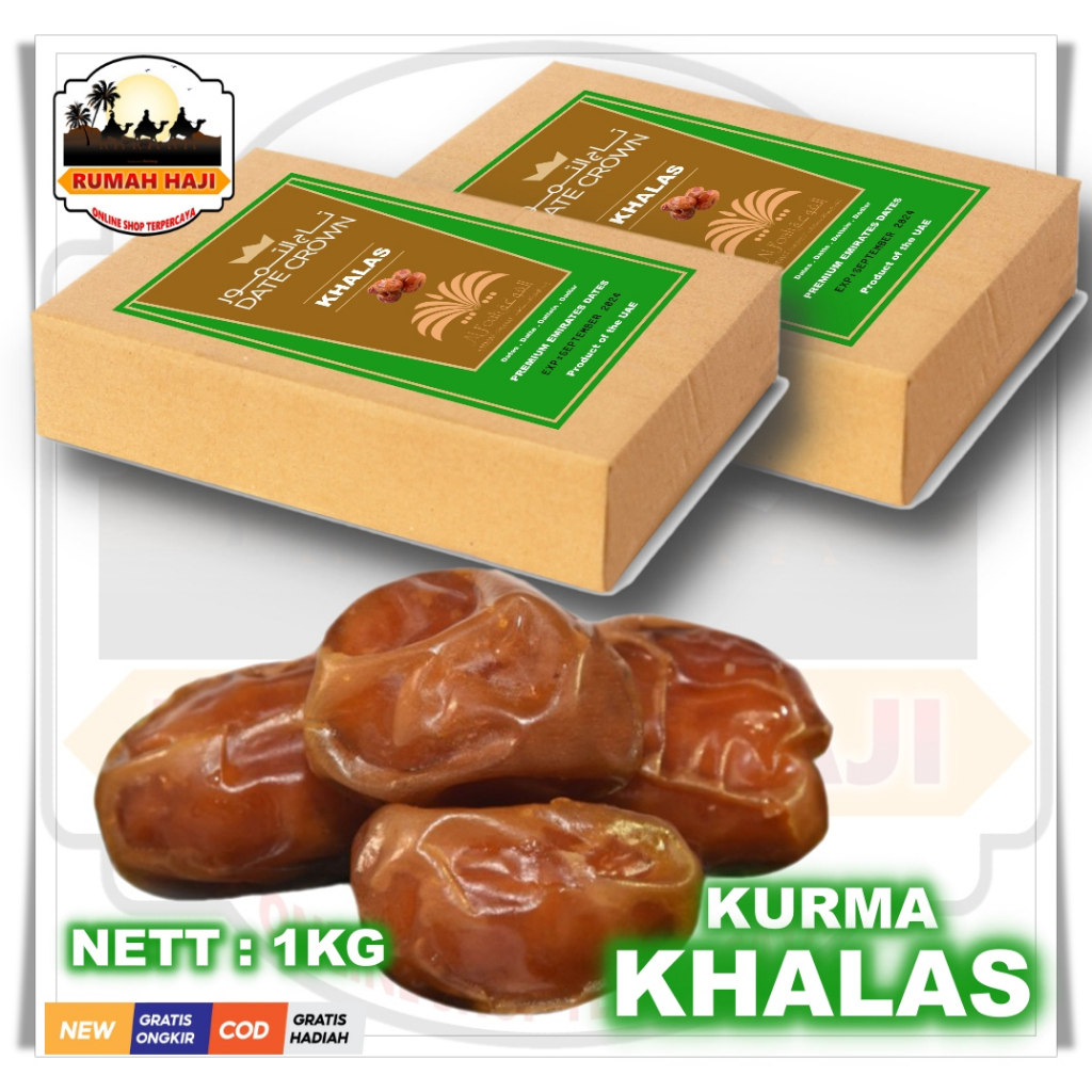 

KURMA KHALAS PREMIUM 1KG [ DUS]