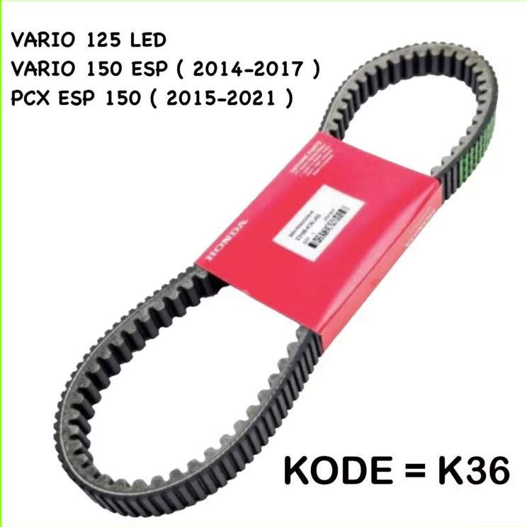 VANBELL ONLLY KODE PARTS K36 UNTUK MOTOR HONDA MATIC VARIO 150 LED VARIO 125 LED PCX ESP