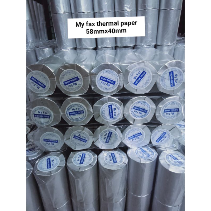 

RB 20 Roll Kertas thermal 58mm x 40mm untuk printer 58mm