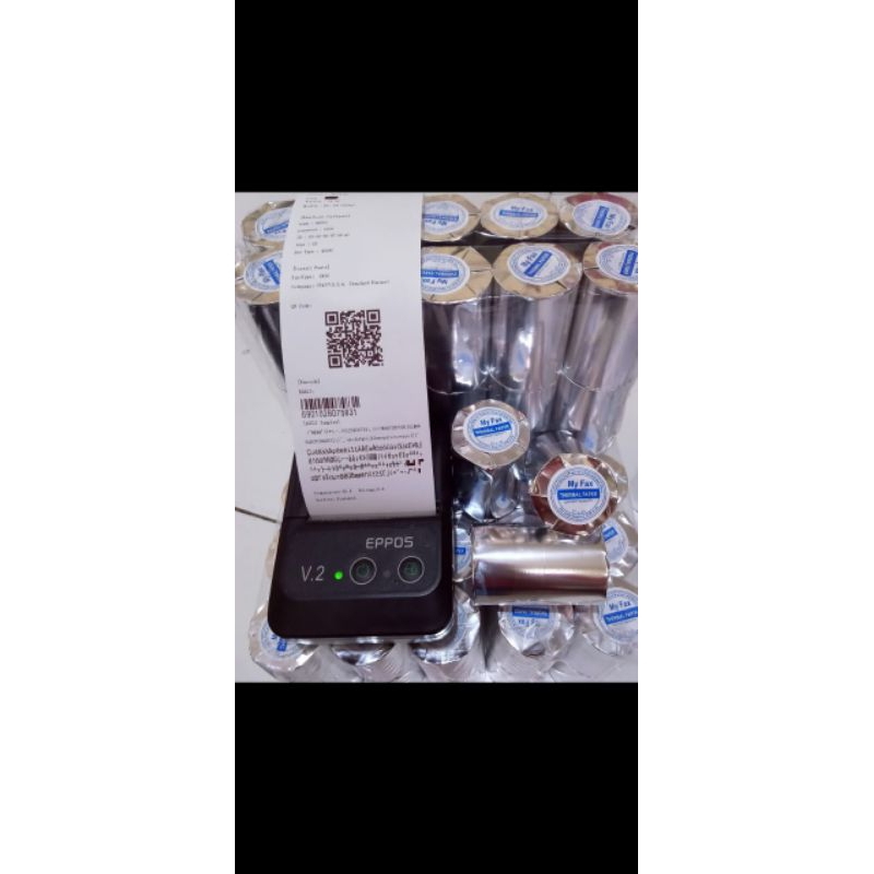 

20 Roll Kertas thermal 58mm x 40mm untuk printer 58mm