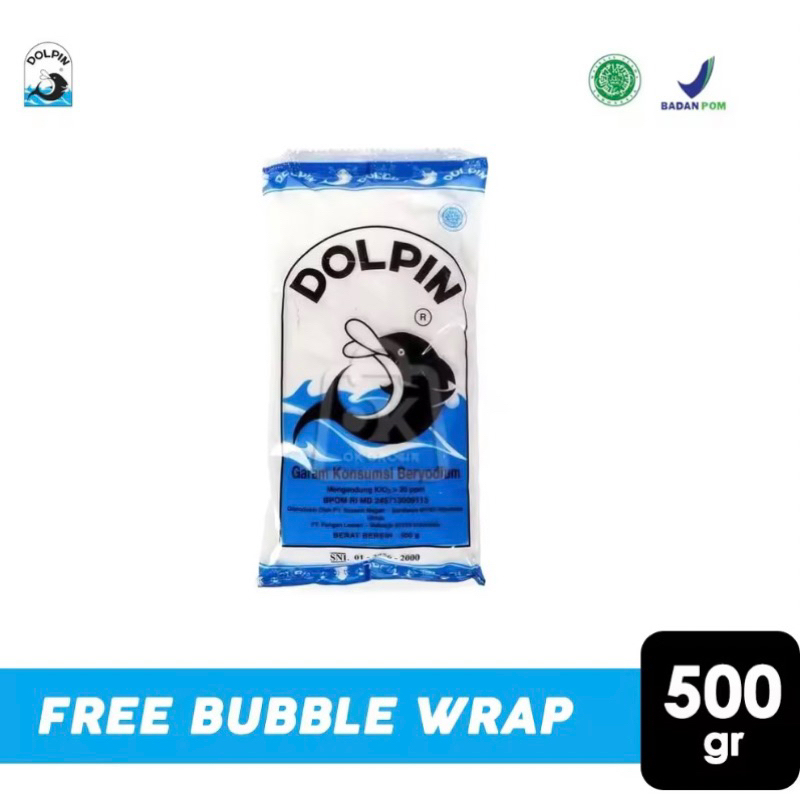 

Dolpin Garam 500 gr | Garam Konsumsi Beryodium | Yodium