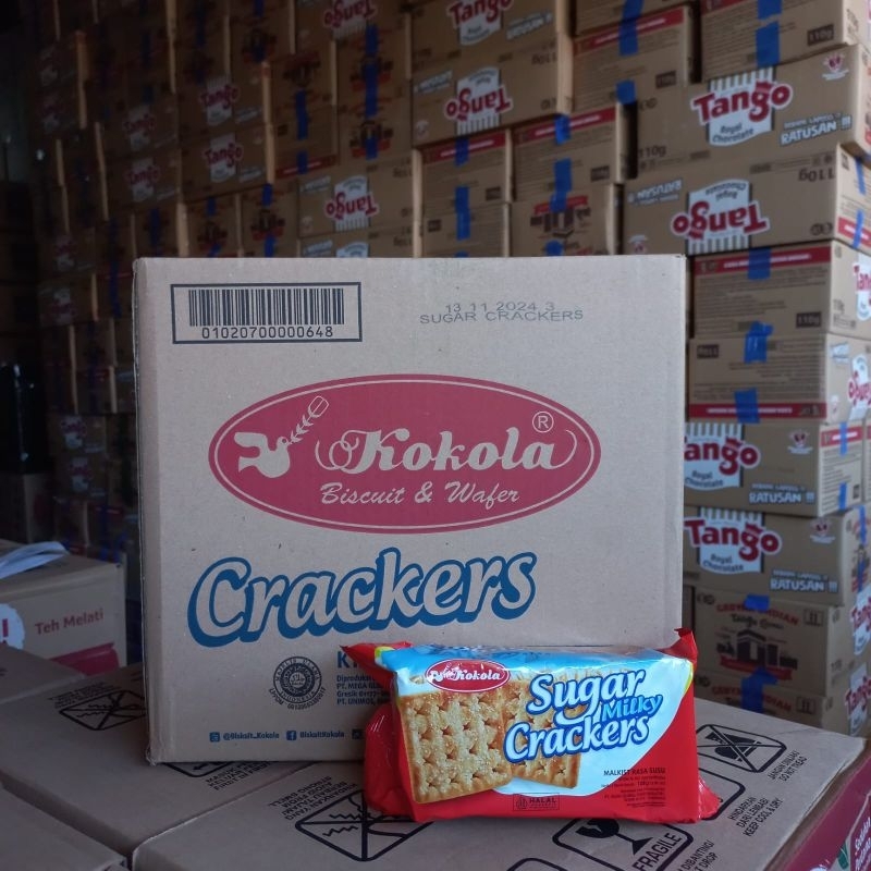 

Sugar milky crackers 108 gram 1 dus isi 24 pcs