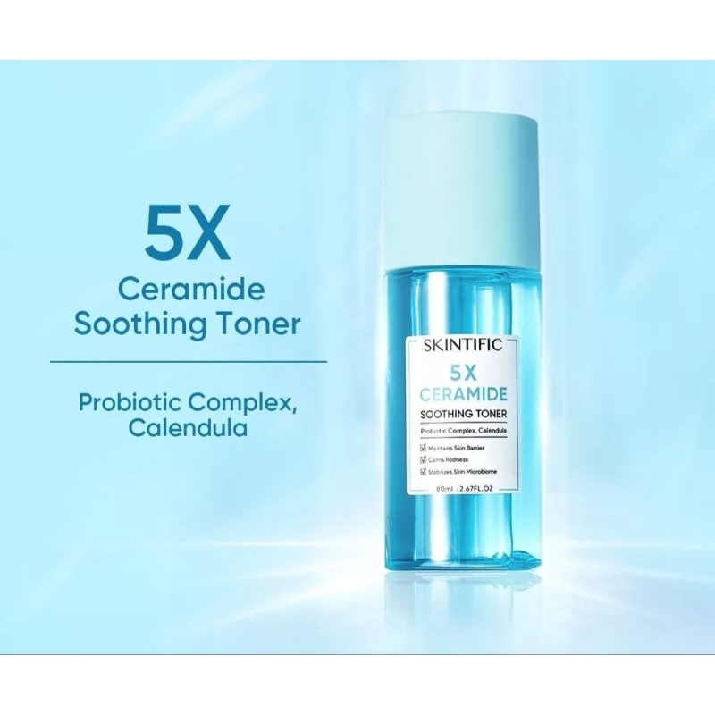 SKINTIFIC 5X Ceramide Soothing Toner 80ml