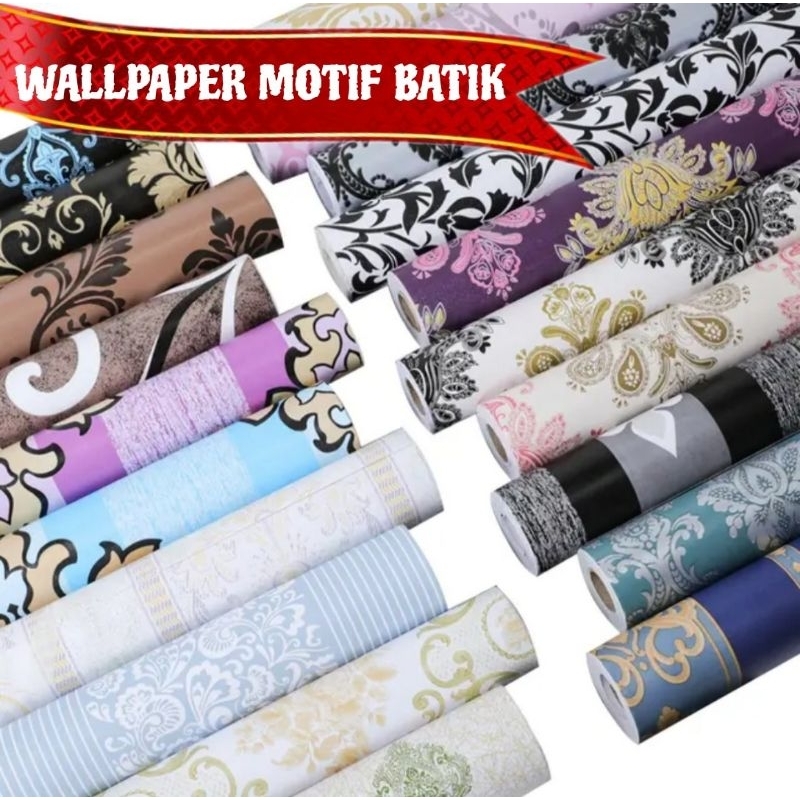 WALLPAPER BATIK SILVER | WALLPAPER PEKANBARU ANTI AIR