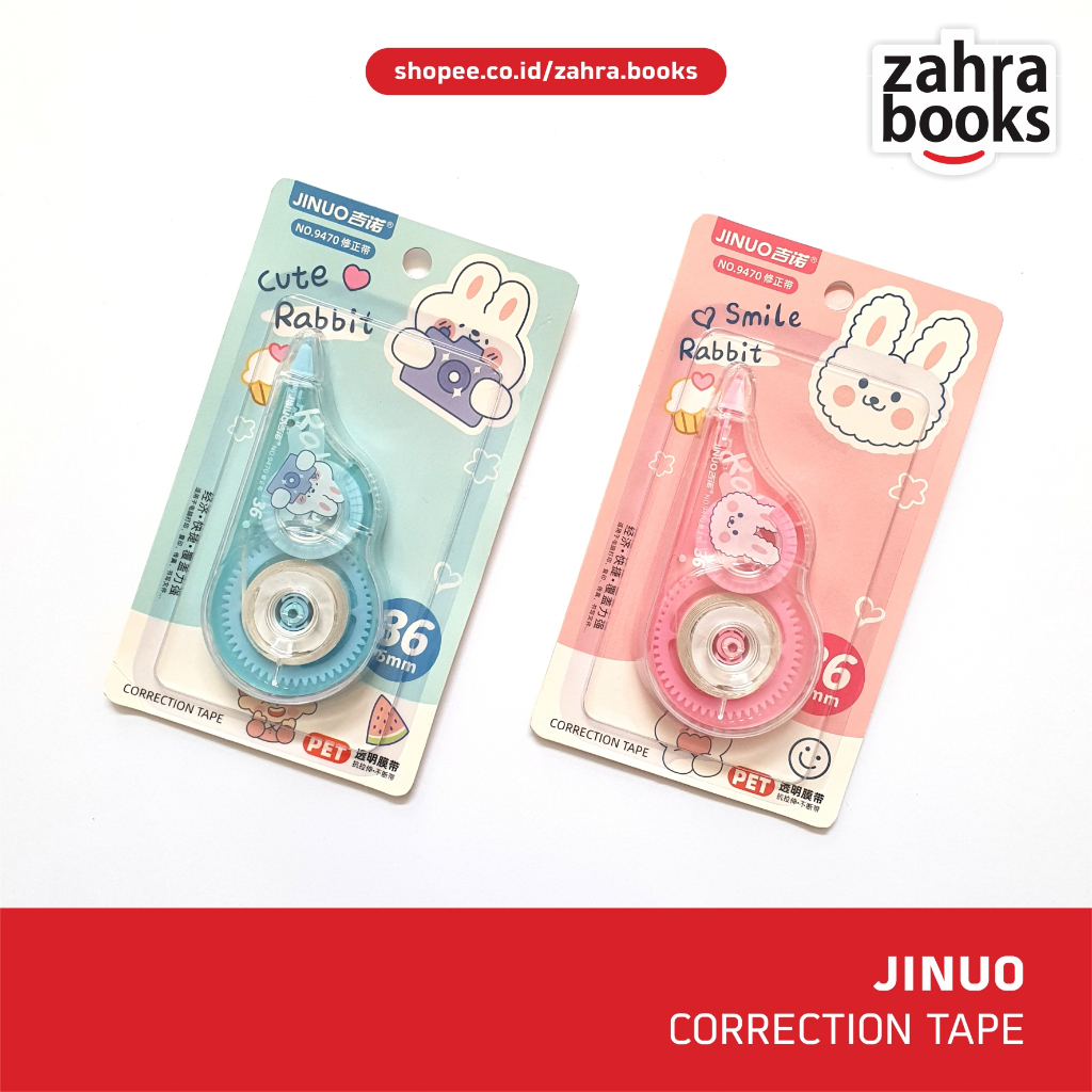 

STIPO KERTAS / TIP-EX / CORRECTION TAPE JINUO MURAH