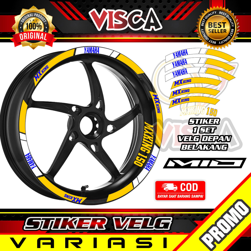 Stiker Velg List Velg Motor Stiker Velg Sticker Velg MX KING