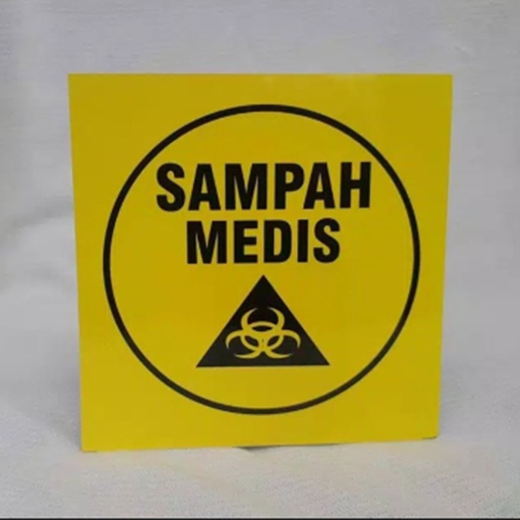 

STIKER VINIL SAMPAH MEDIS vinyl 15 x 15cm Sign Rambu K3