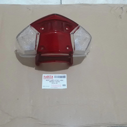Mika Kaca Lampu Stop Yamaha VEGA ZR  MERAH PUTIH Mika Lampu Belakang Yamaha VEGA ZR  MERAH PUTIH