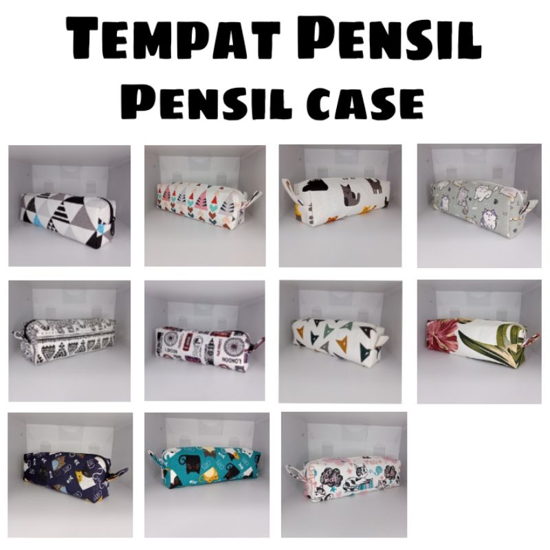 

tempat pensil | kotak pensil kanvas premium | tepak pensil | pensil case