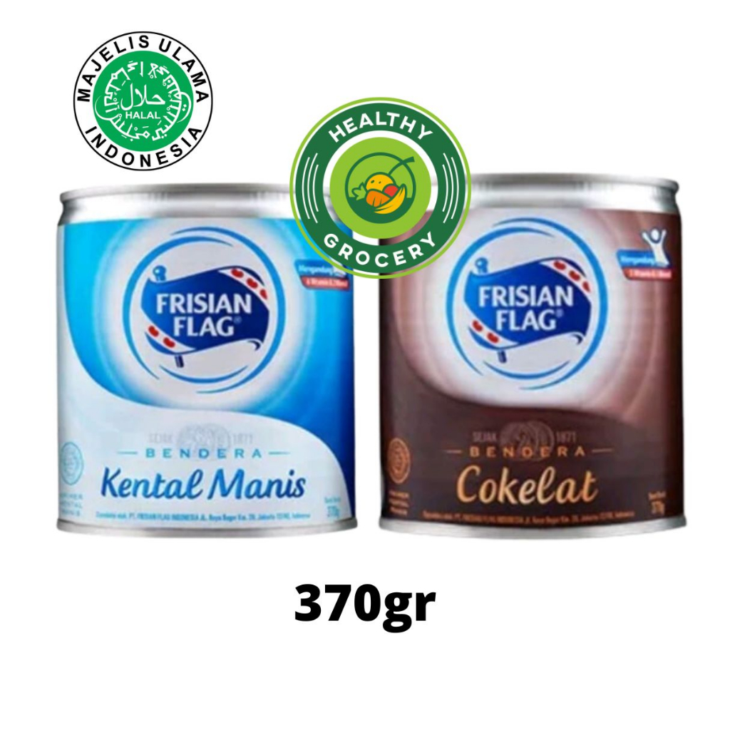 

Frisian Flag Susu Kental Manis Putih / Cokelat 370gr / Frisian Flag Susu Kental Manis Kaleng