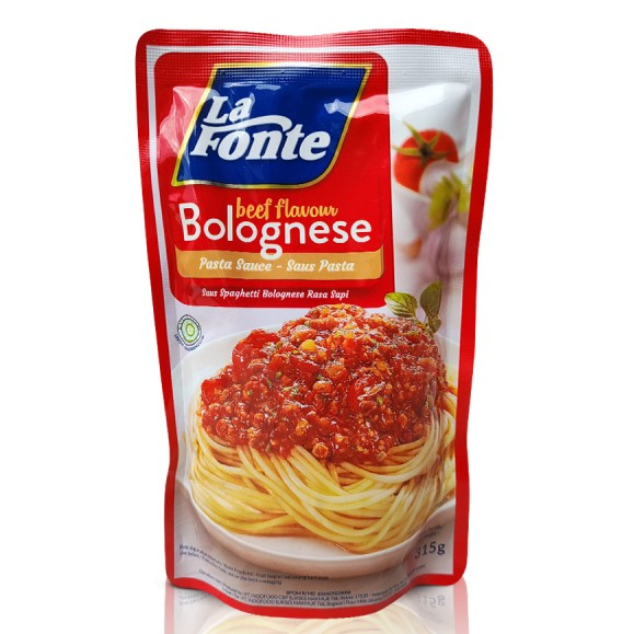 

La Fonte Bolognese Pasta Sauce chicken Flavour 315gr Saus Spaghetti