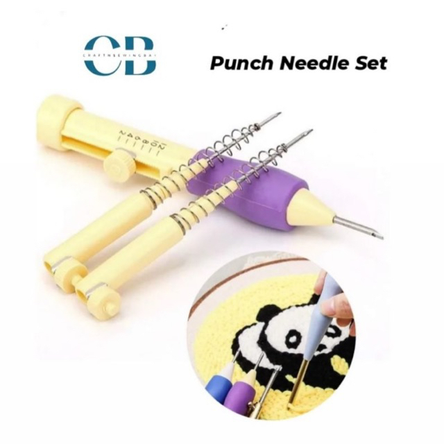 Alat Sulam Set/ Embroidery Needle Set/Punch Needle Set