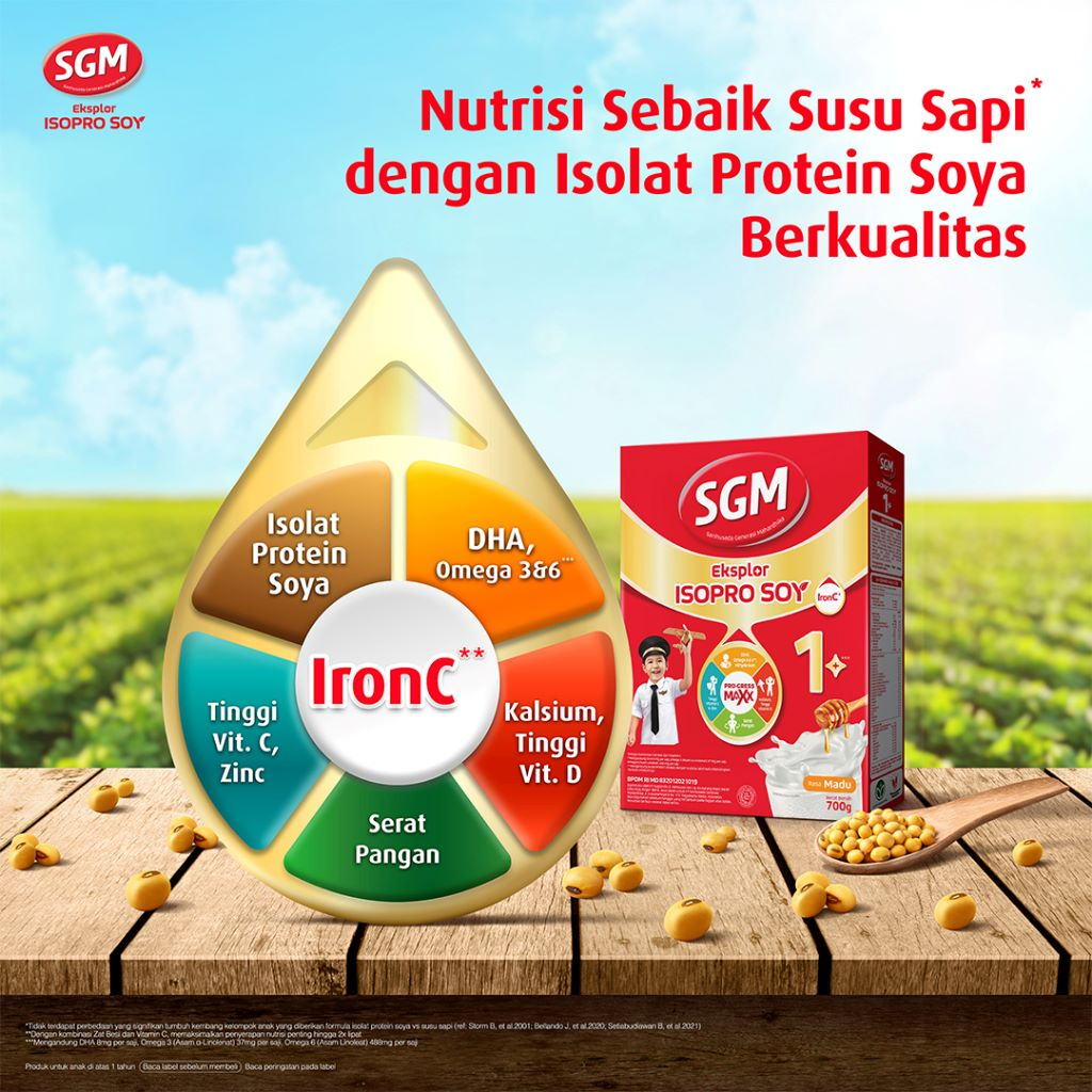 

SGM EKSPLOR SOYA 1-5 TAHUN MADU VANILA 700G