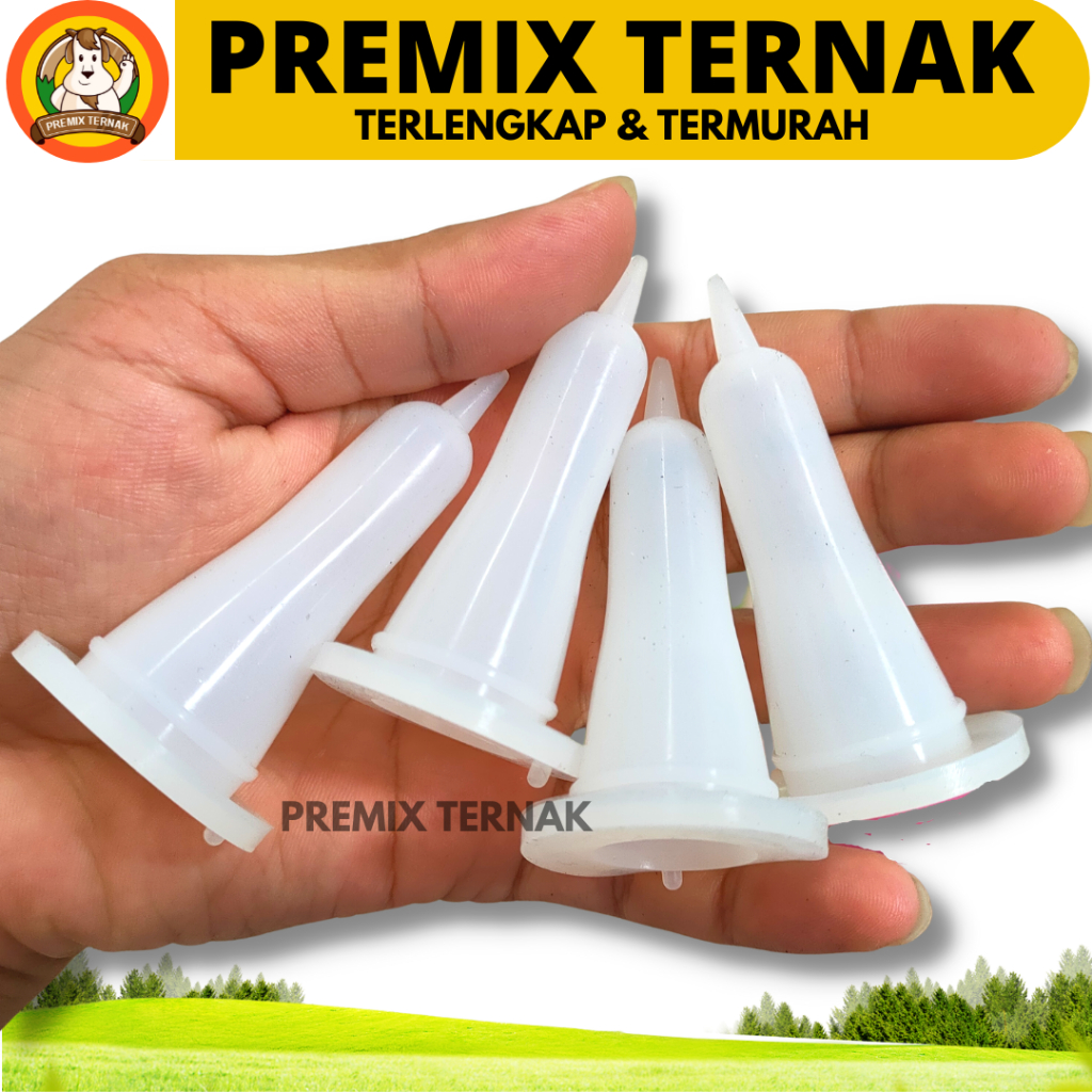 DOT KAMBING SILIKON PUTIH - Dot Cempe Silikon Putih Berkualitas - Dot anak kambing