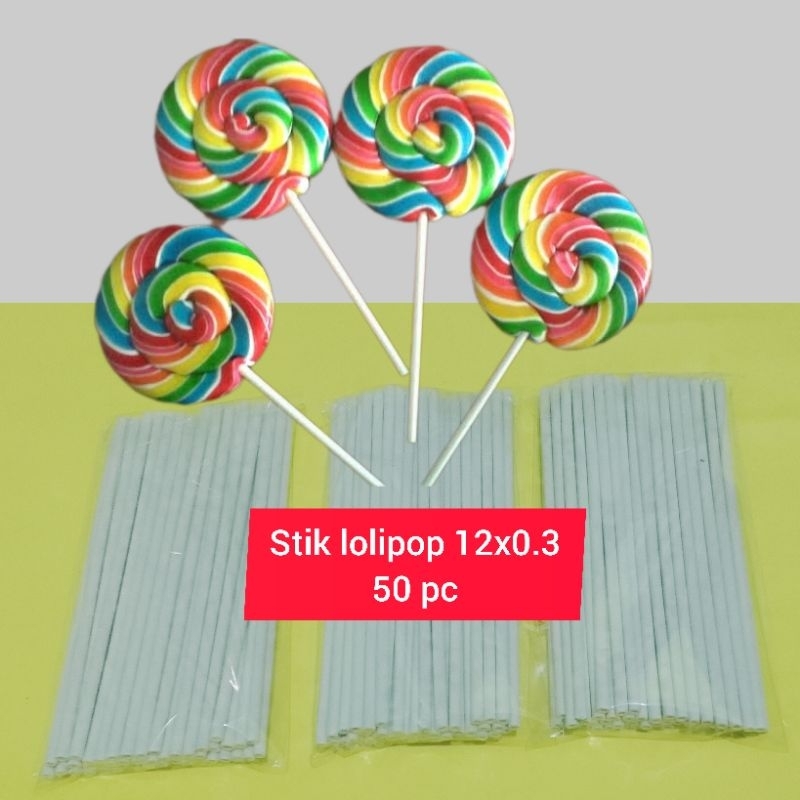

50 pcs stik lolipop 12 cm