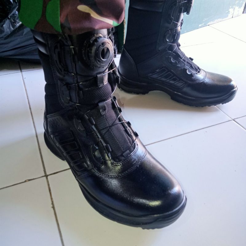 SEPATU PDL TNI Al tali putar BOCOROCCO original jatah