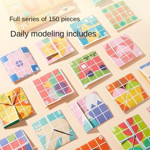 

mideer versatile geometry board origami paper craft seni melipat