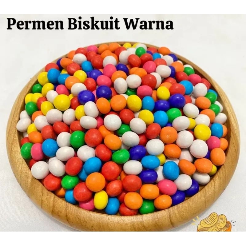 

BOLA BISKUIT / PERMEN BISKUIT WARNA 200G