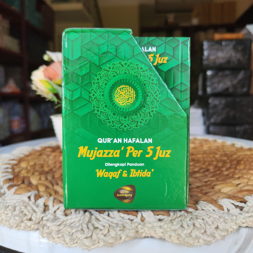 Alquran Hafalan Mujaza Per 5Juz Waqaf Ibtida A7 Saku Suara Agung