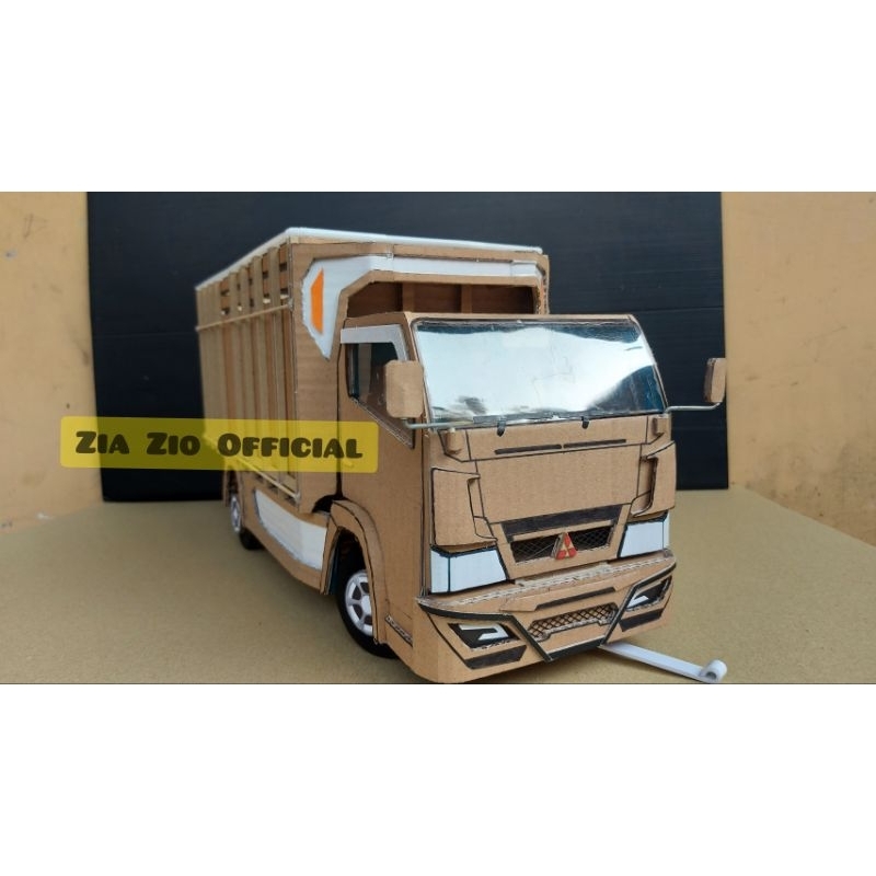 Truk Kardus Versi Wahyu Abadi Dengan Bemper Patriot