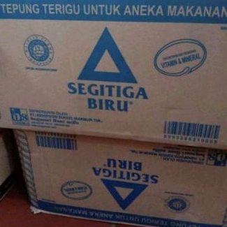 

tepung segitiga biru kemasan 1kg perdus isi 12