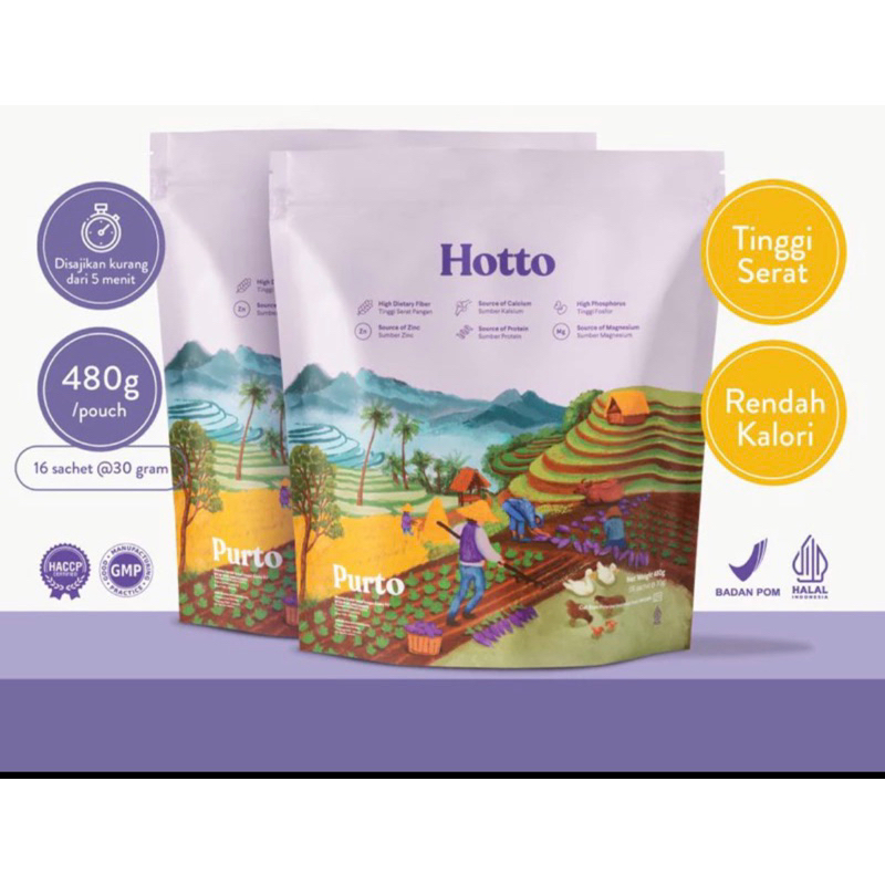 

Hotto Purto Multigrain with Purple Potato 10 pouch