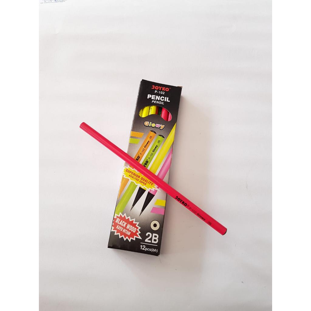 

Pensil Joyko 2B pesil glowy/pensil untuk komputer/pensil metalic/pensil p-121