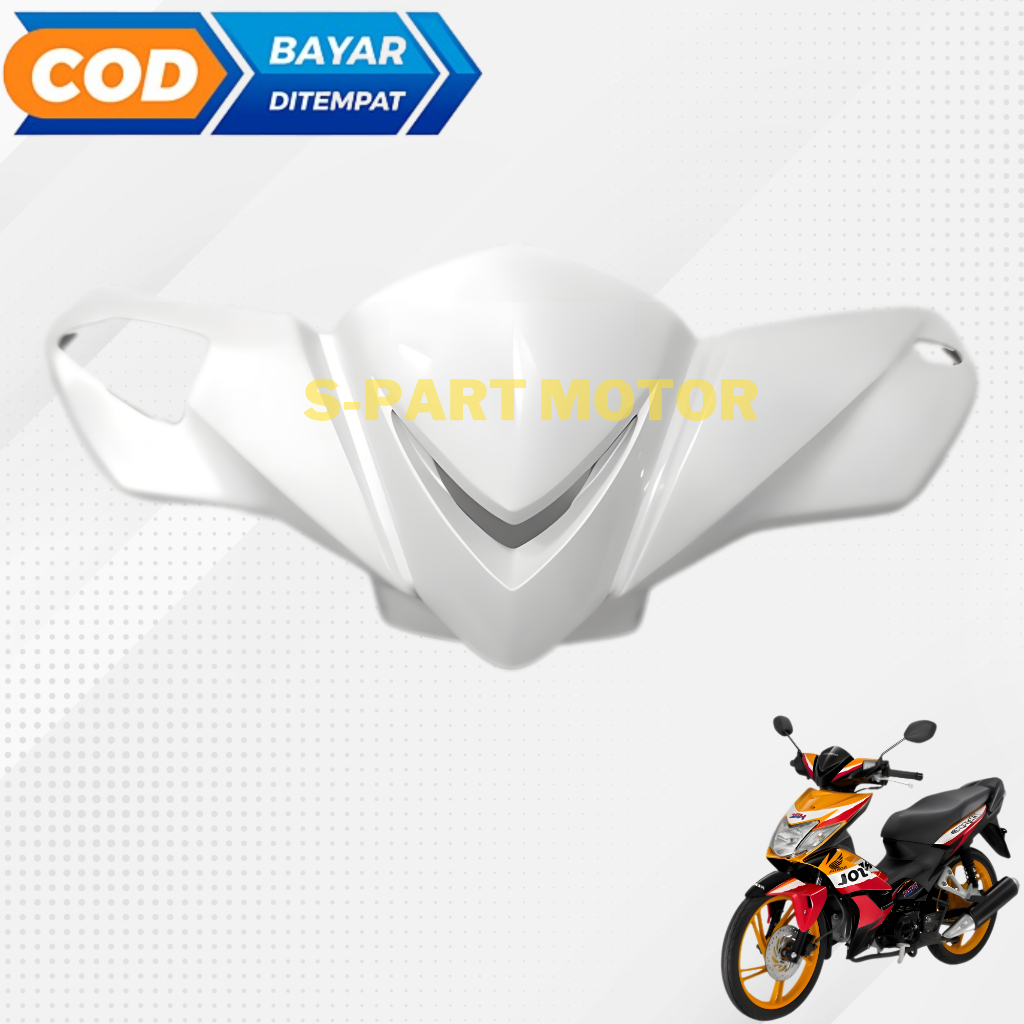 batok kepala depan motor honda blade lama tahun 2008 2009 2010 2011 warna putih