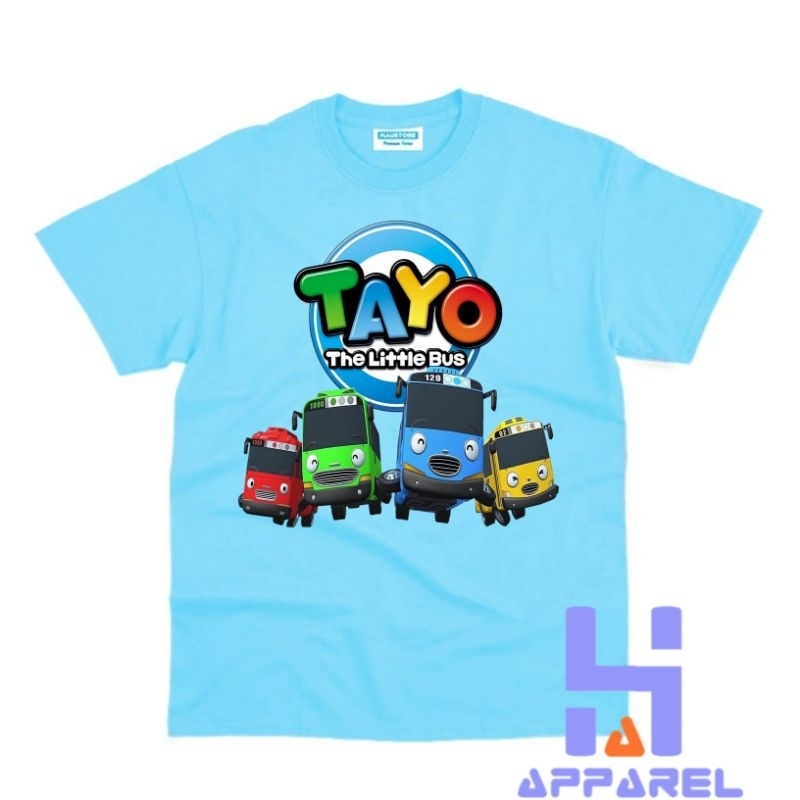 BAJU ANAK KAOS ANAK TAYO THE LITTLE BUS