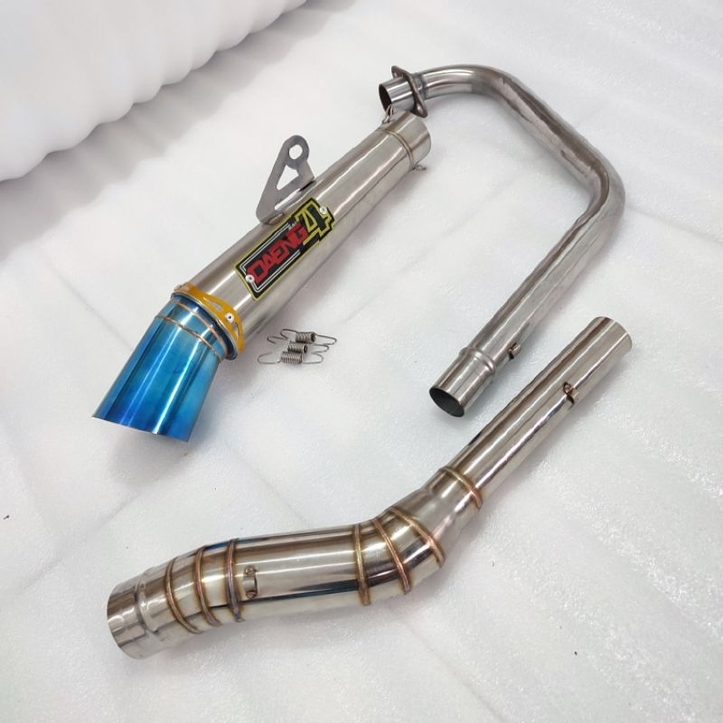 knalpot daengsai4 GP warrior vixion new satria fu/fi sonic cb new/ old mx new/old cbr veza mx king d