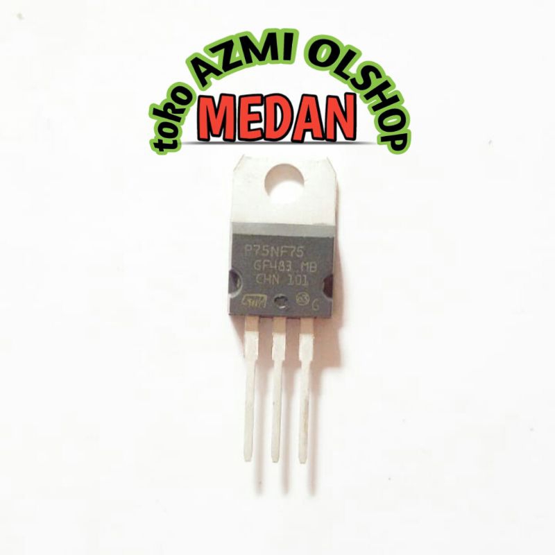 Transistor mosfet P75N75 75NF75 75N75 P75NF75 STP75N75 STP75NF75