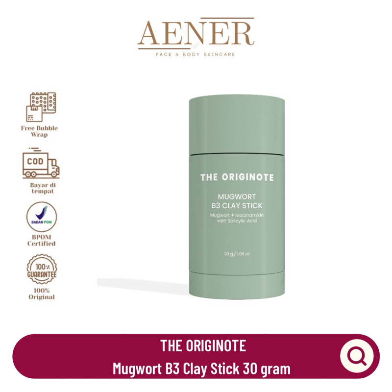 (READY) THE ORIGINOTE MUGWORT B3 CLAY STICK MASK | THE ORIGINOTE MASKER MUGWORT | THE ORIGINOTE CLAY