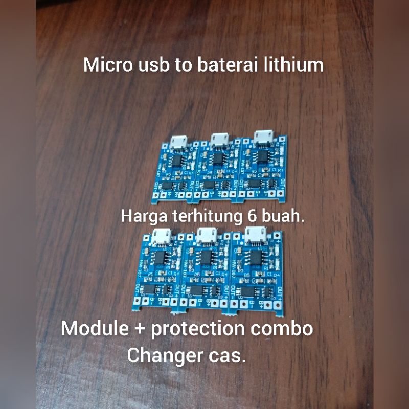 module charger baterai lithium module+protection