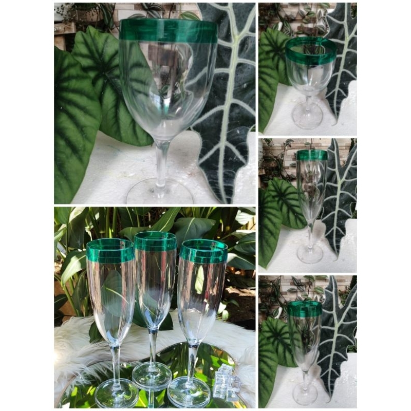 Allegra glass tupperware / allegra gelas tupperware / gelas allegra kaki (1)