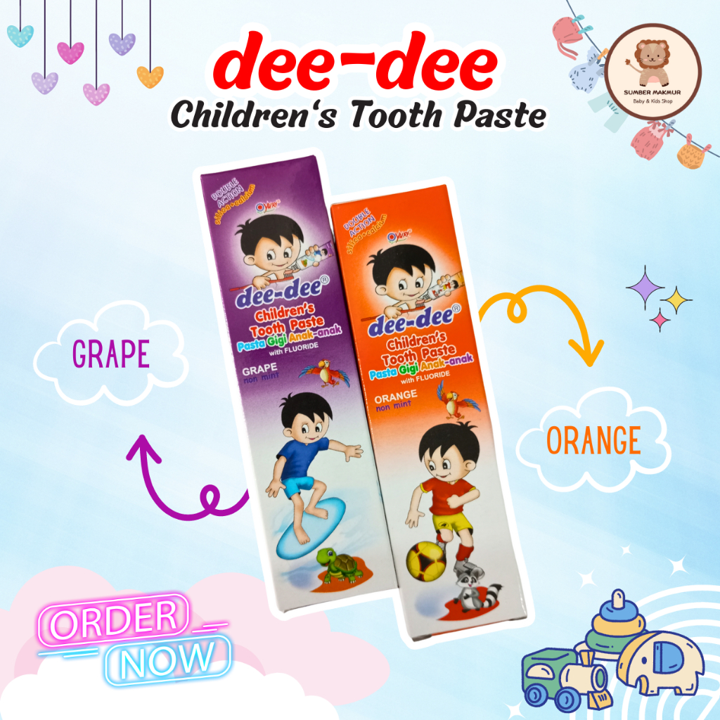 PASTA GIGI ANAK / CHILDRENS TOOTH PASTE DEEDEE 45GR