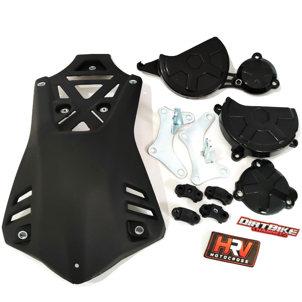 COVER ENGINE GUARD PELINDUNG MESIN SET KLX 150 L G BF DTRACKER 150 NEW