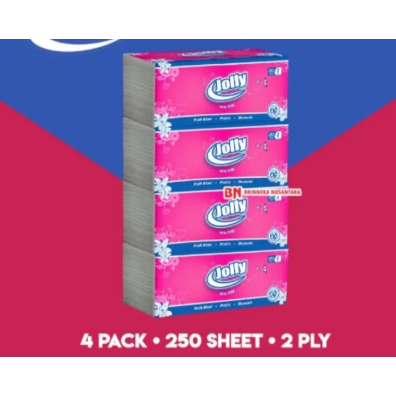 Jolly tissue 4 pack x 250s