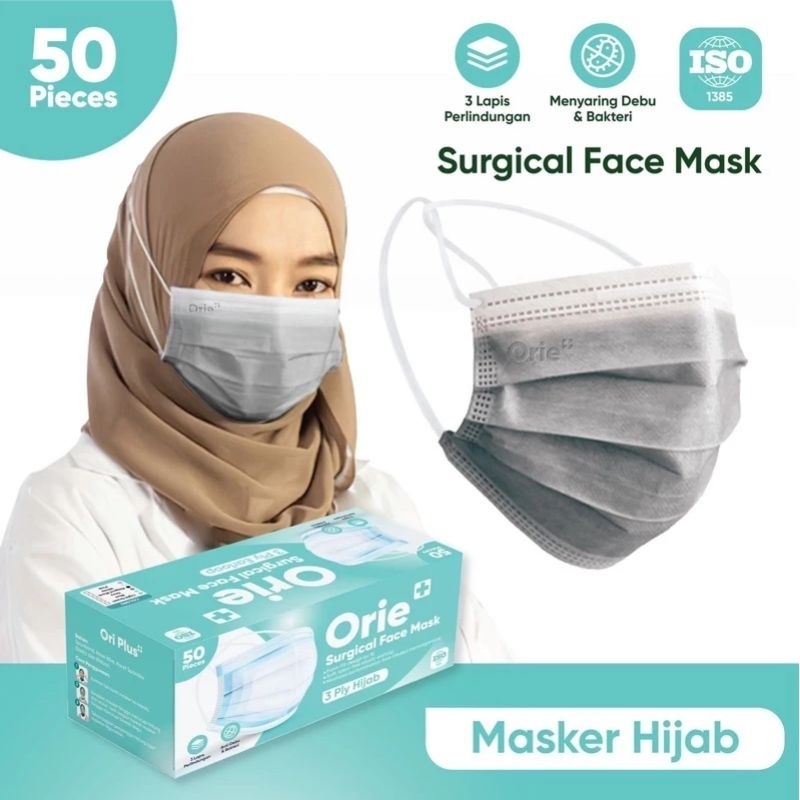 Masker Hijab Orie 3Ply Hijab