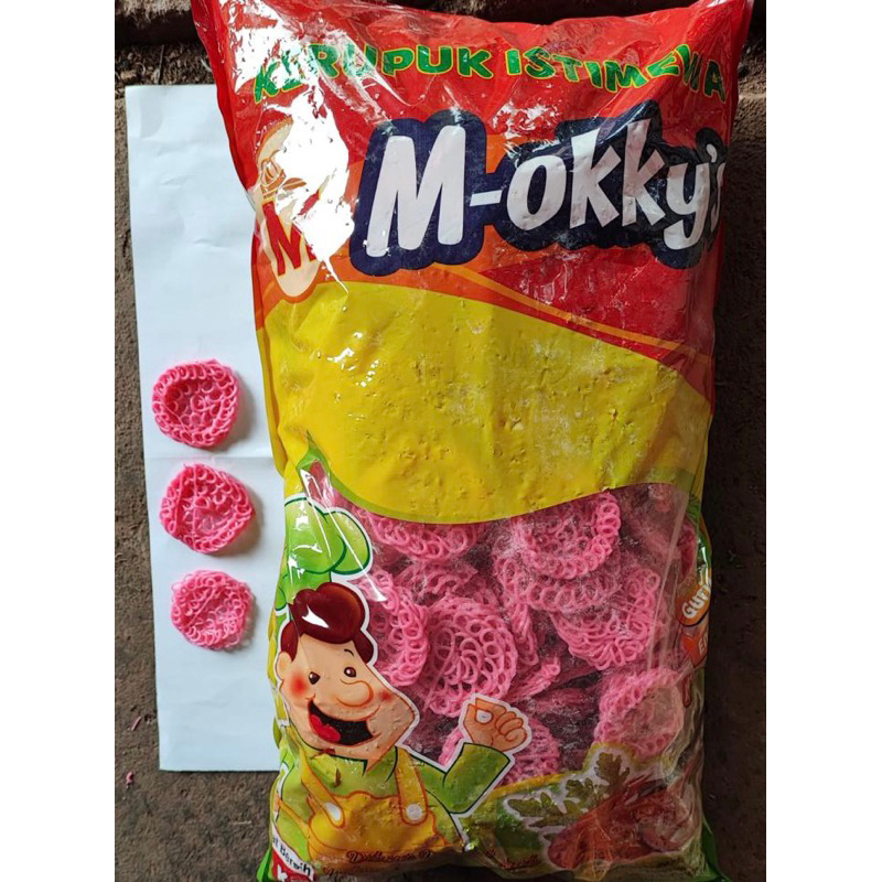 

Kerupuk Mawar M-Okkys Pink 5kg