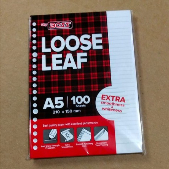 

ISI BINDER KECIL 100 / LOOSE LEAF A5 ISI 100 (12 64 77)