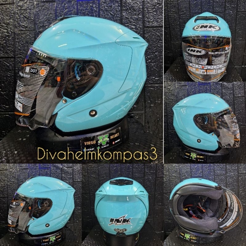 HELM INK DYNAMIC SOLID AQUA BLUE|NEW helm ink dinamik