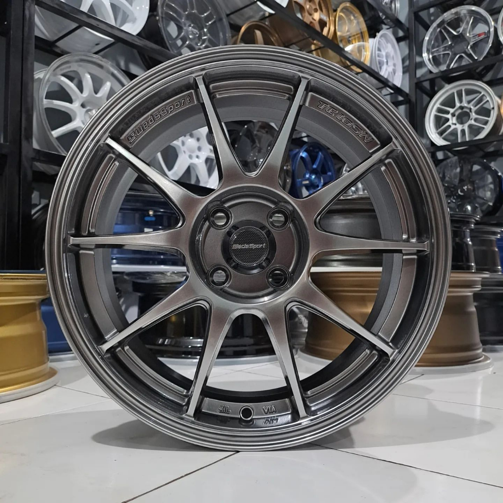 Velg Wedsport TC105N Flow forming R16 Pcd 4x100 Lebar 7 velg mobil ring 16