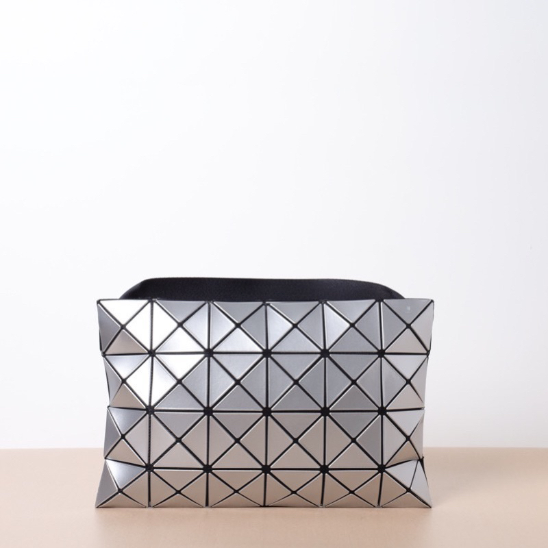 BAO BAO ISSEY MIYAKE Lucent Crossbody Bag in Silver