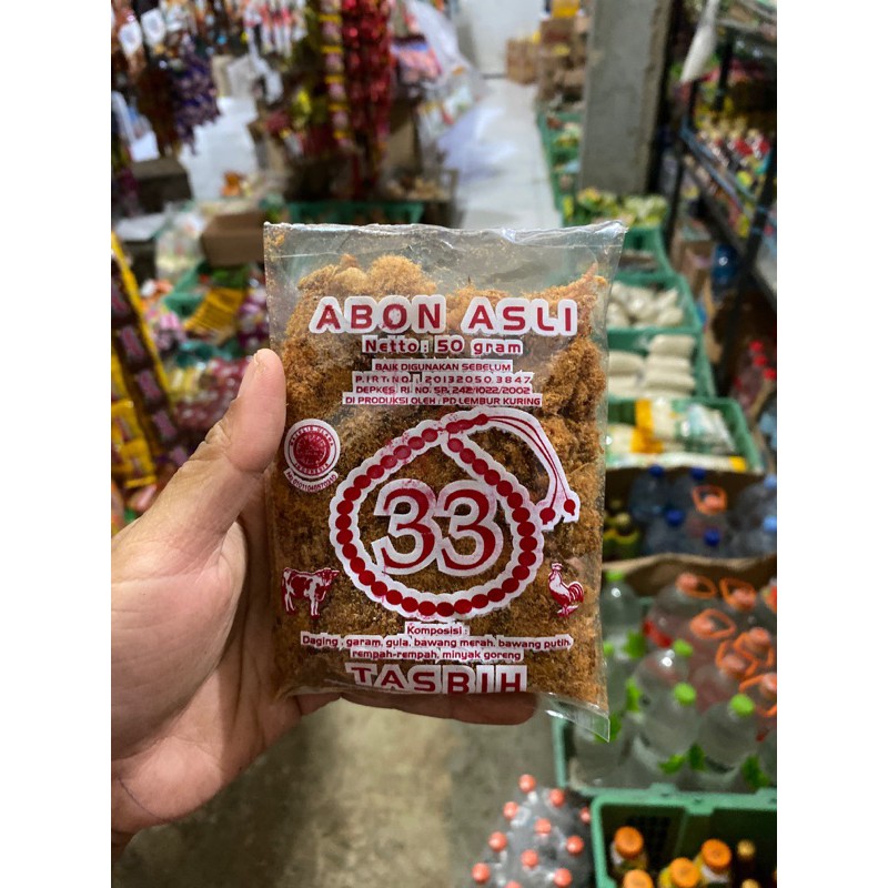 

Abon Sapi 33 @ 50g