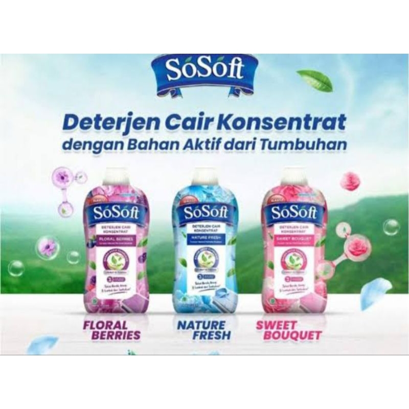 sosoft detergent cair