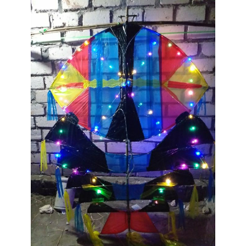 RANGKAIAN DINAMO FULSET + LAMPU SIAP PASANG LAYANGAN