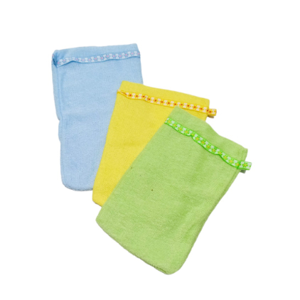 WASLAP HANDUK KOTAK TEBAL / WASLAP BAYI WARNA