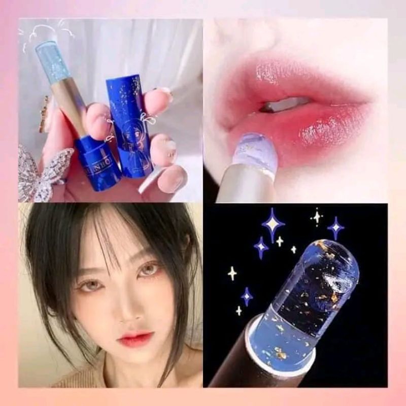 LIPBALM HANBOLI Stardust 24k Gold Lip Balm Rose Oil Pelembab Bibir Original XX004