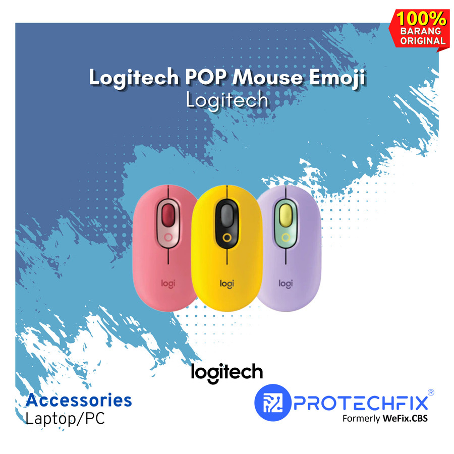 Mouse Logitech POP Mouse Emoji Wireless & Bluetooth