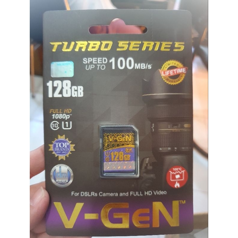 mmc sdxc memory camera 128gb vgen turbo series / memory card sdxc 128gb turbo series vgen original